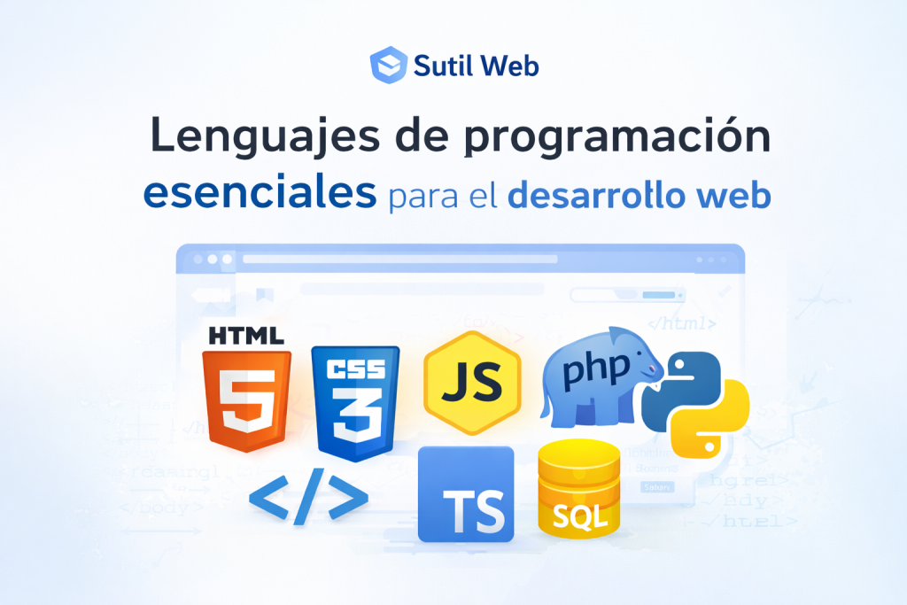 Lenguajes de programación esenciales para el desarrollo web