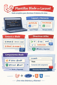 Plantillas Blade en Laravel, guía completa para dominar el sistema de vistas